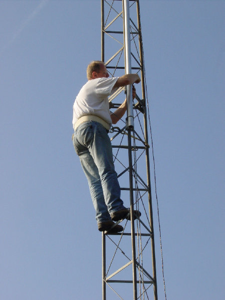 PD0LUR aan het werk op eenzame hoogte